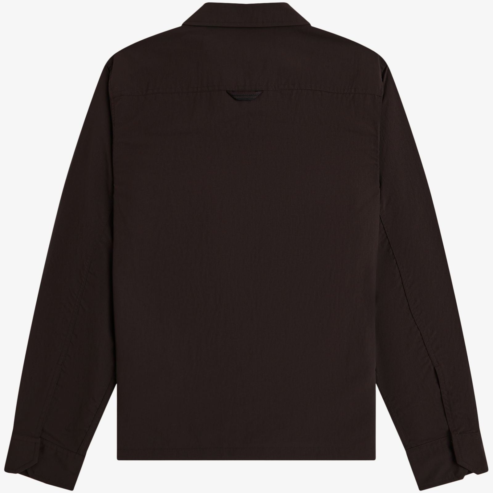 Fred Perry Ripstop Pocket Overshirt - Rich Brown
