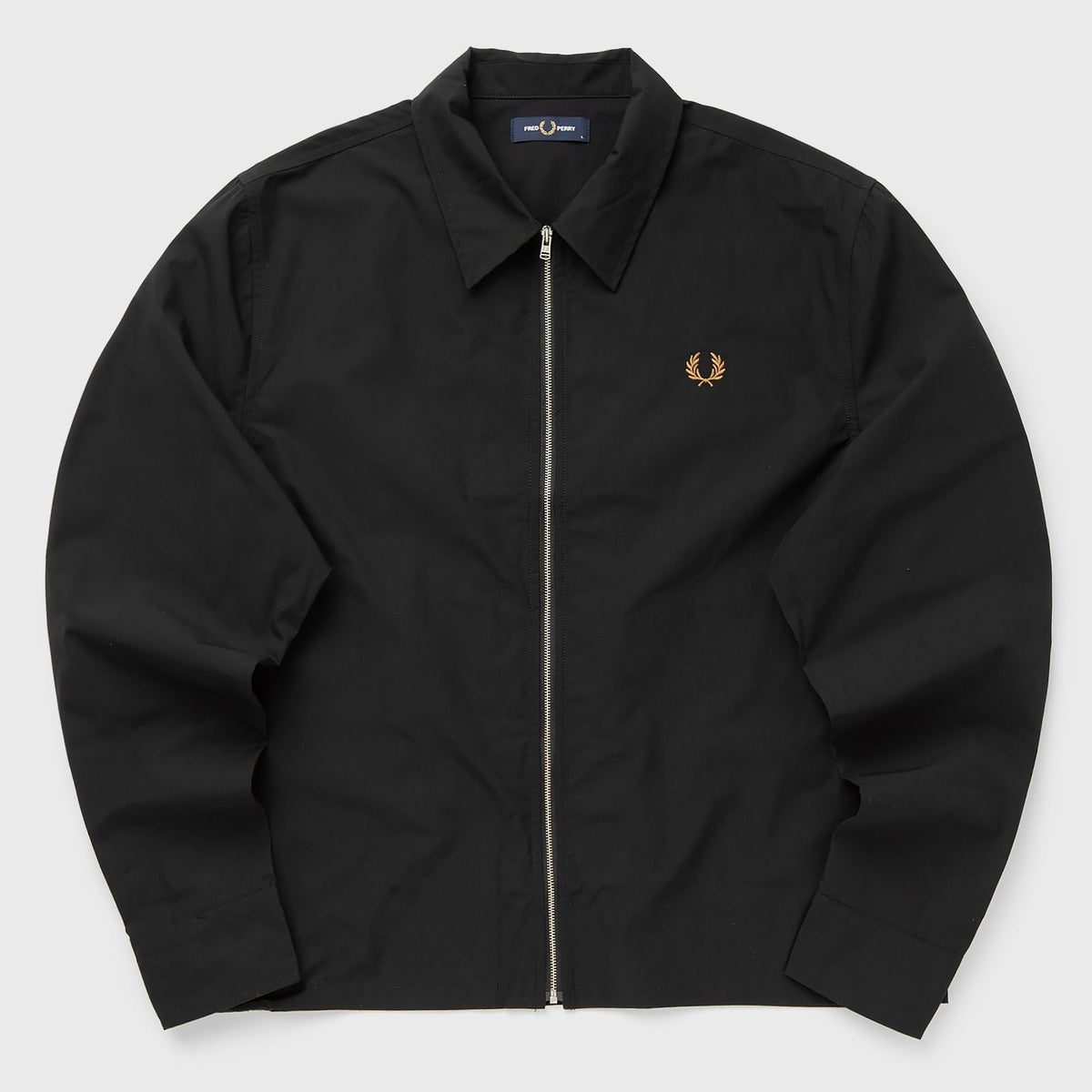 Fred Perry Poplin Overshirt - Black