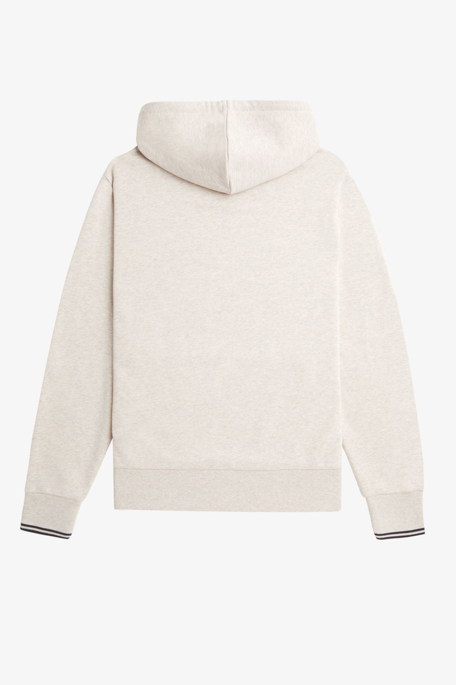 Fred Perry Tipped Hooded Sweat - Porridge Marl