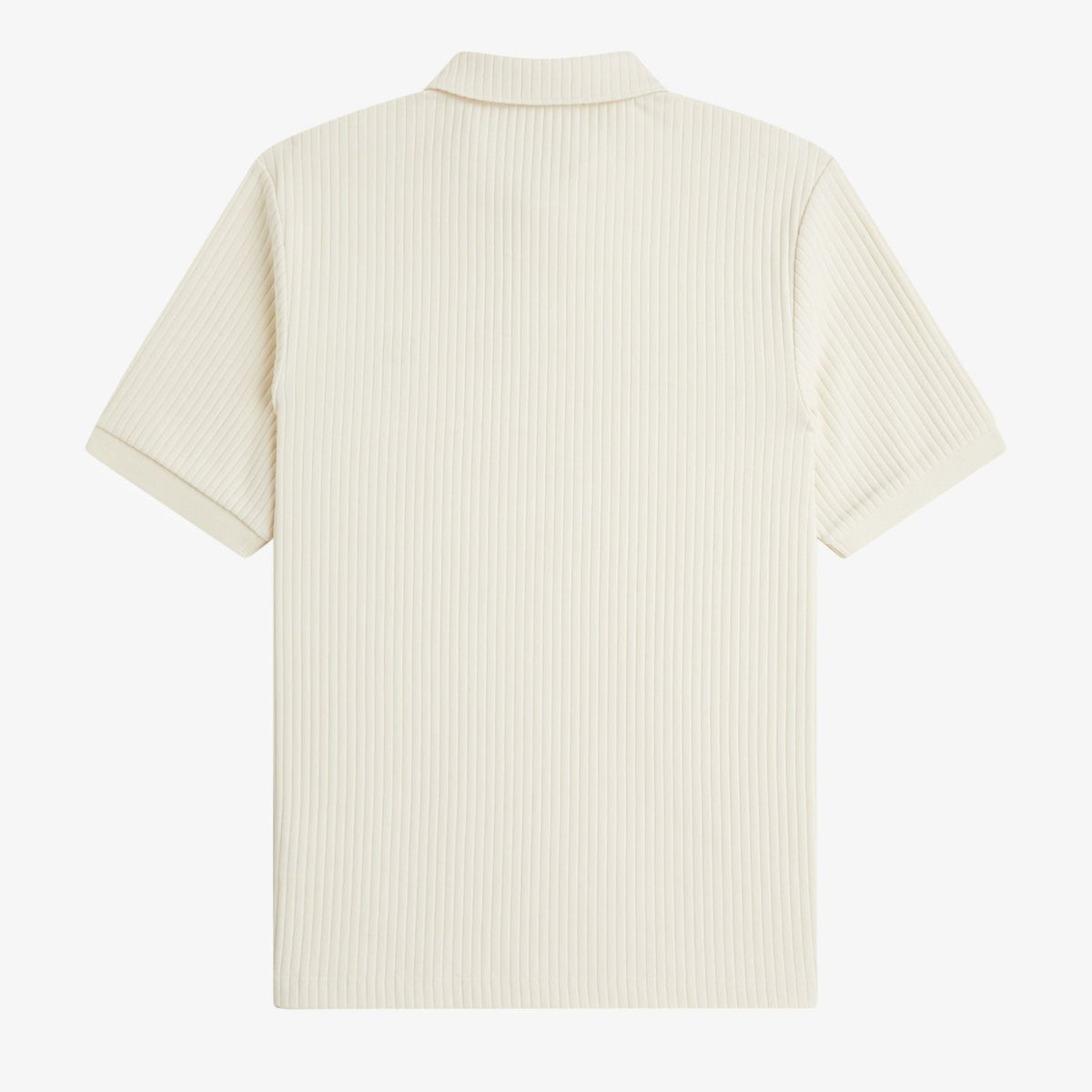 Fred Perry Drop Needle Polo Shirt - Ecru