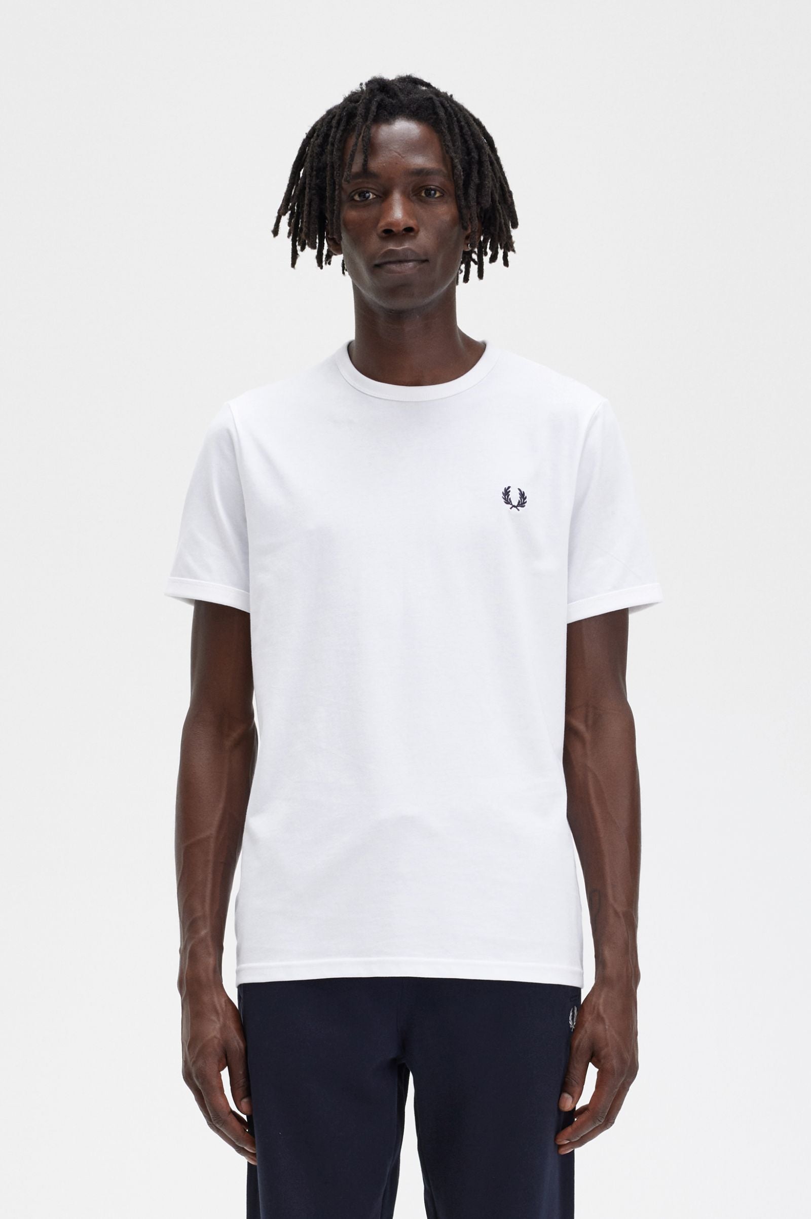 Fred Perry Ringer T-Shirt - White