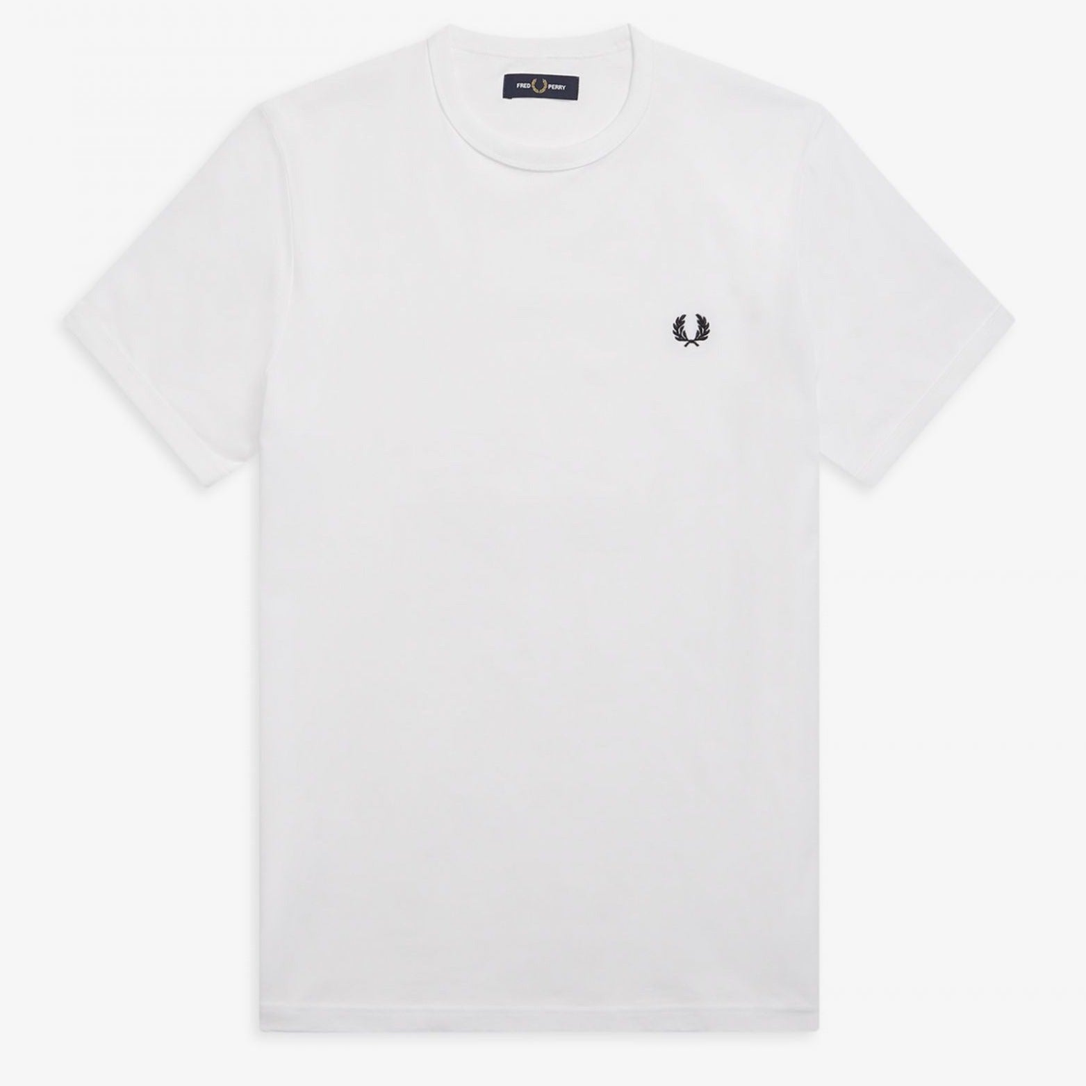 Fred Perry Ringer T-Shirt - White