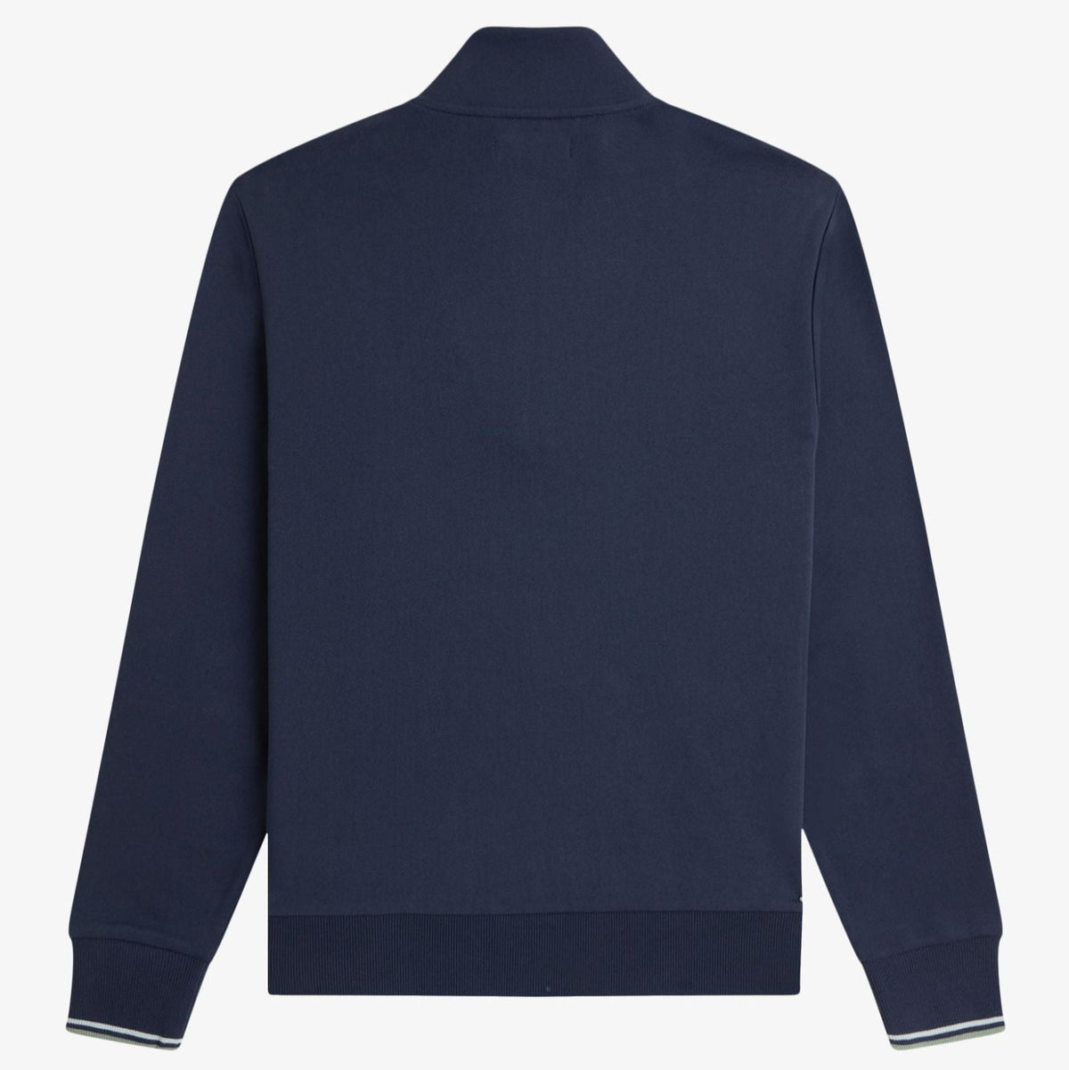 Fred Perry Half Zip Sweatshirt - Dark Airforce / Light Ice / Bay Leaf