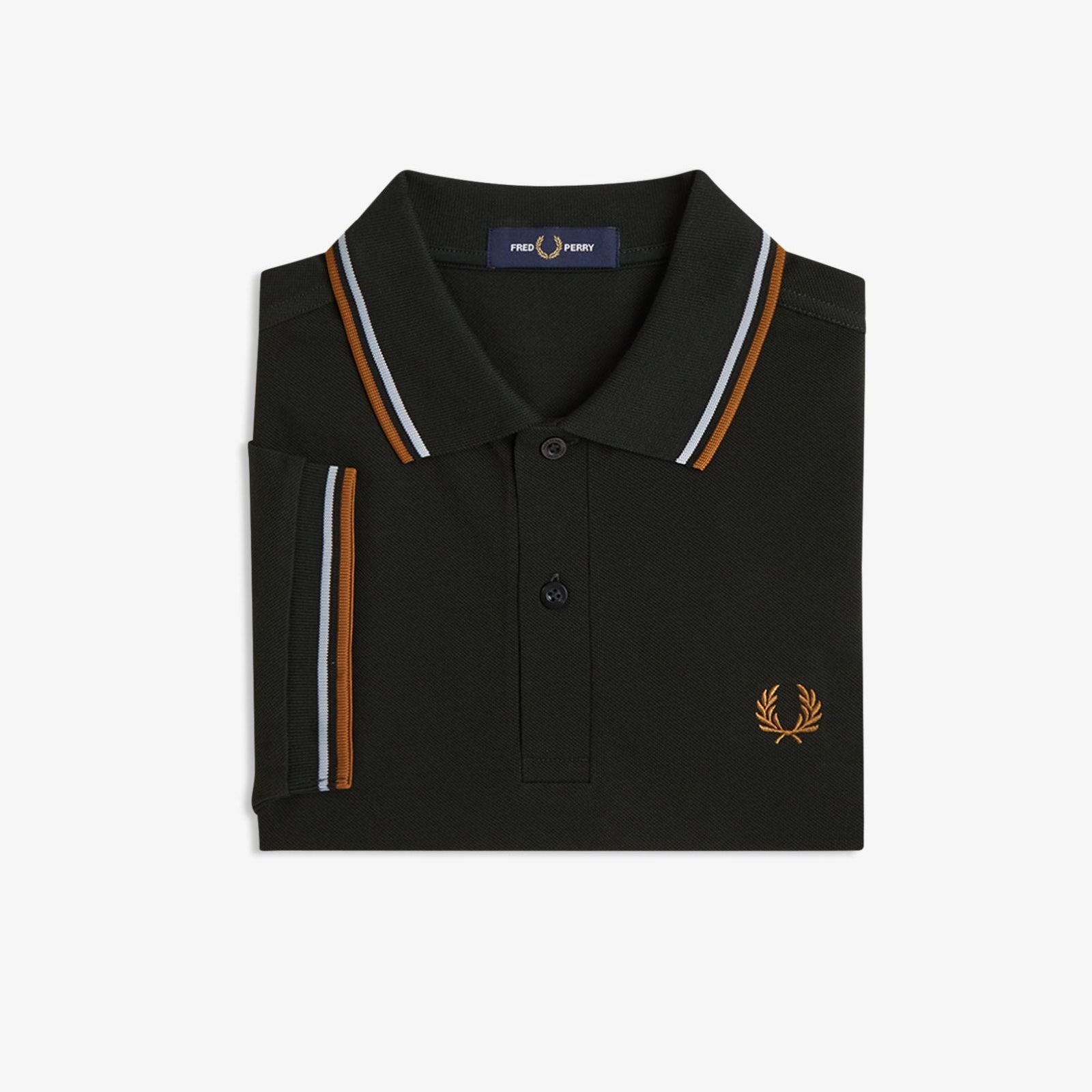 Fred Perry Polo M3600 - Night Green / Dusky Blue