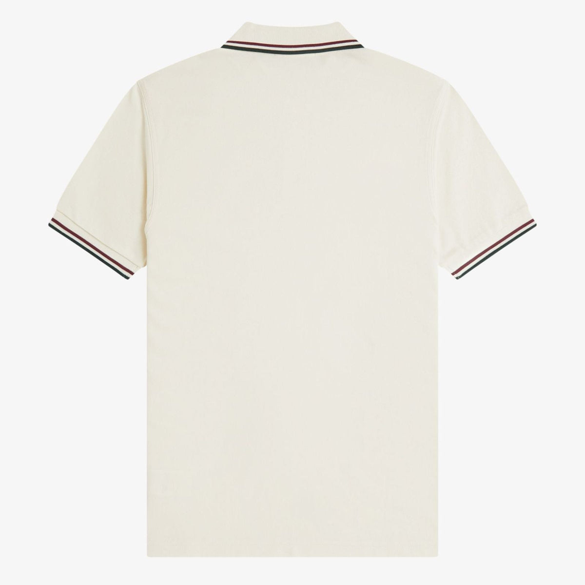 Fred Perry M3600 Polo - Ecru / Oxblood / Grassroots