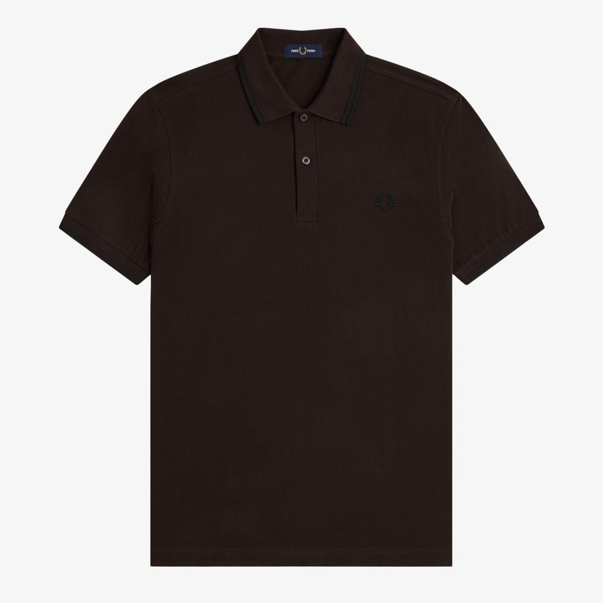 Fred Perry Polo M3600 - Rich Brown / Black