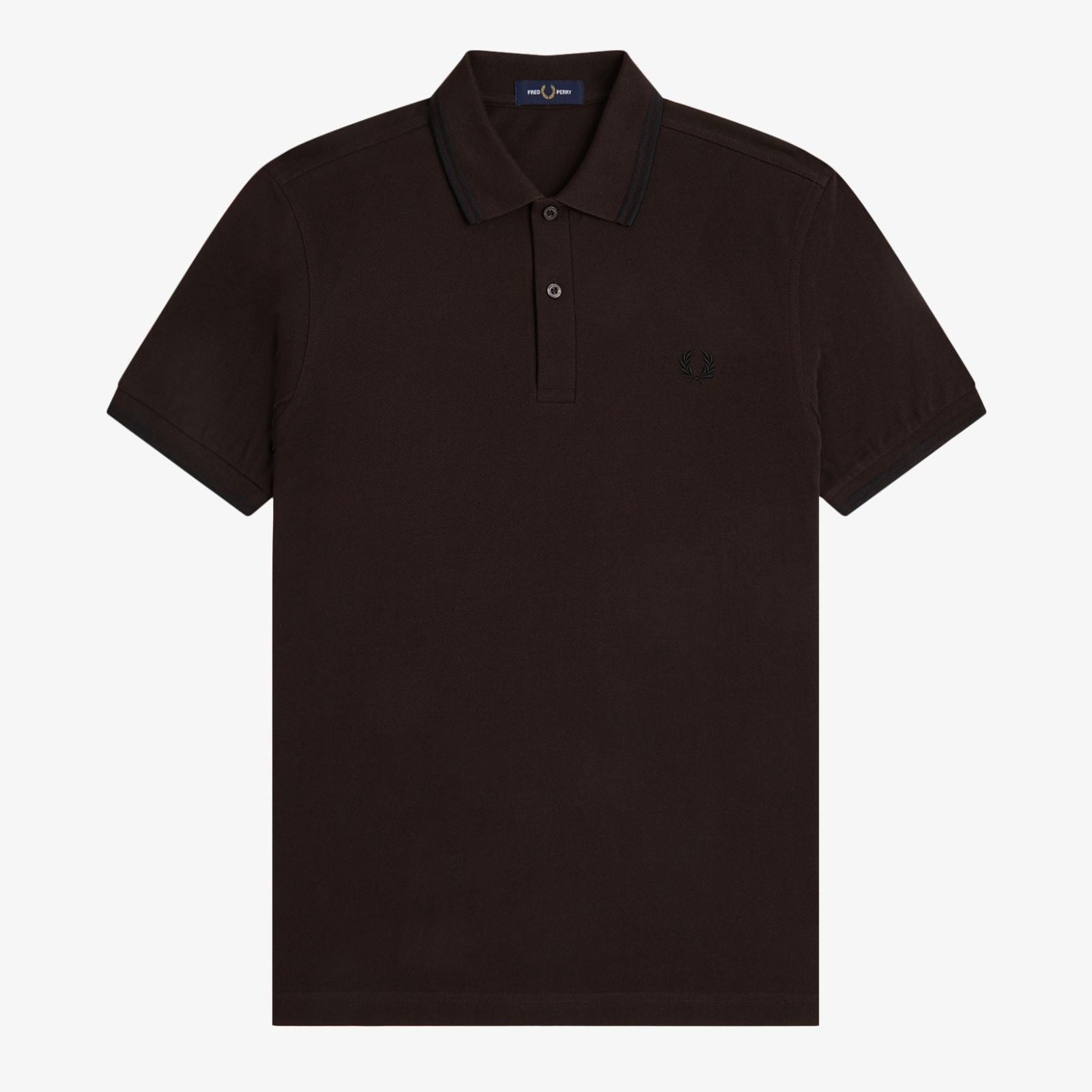 Fred Perry Polo M3600 - Rich Brown / Black