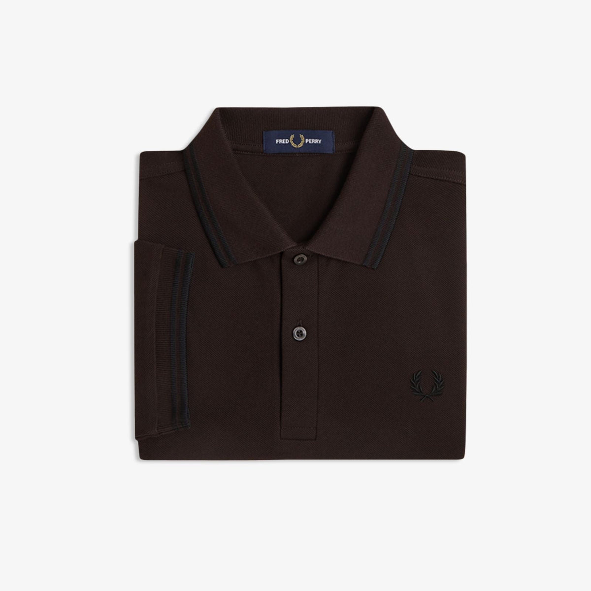 Fred Perry Polo M3600 - Rich Brown / Black