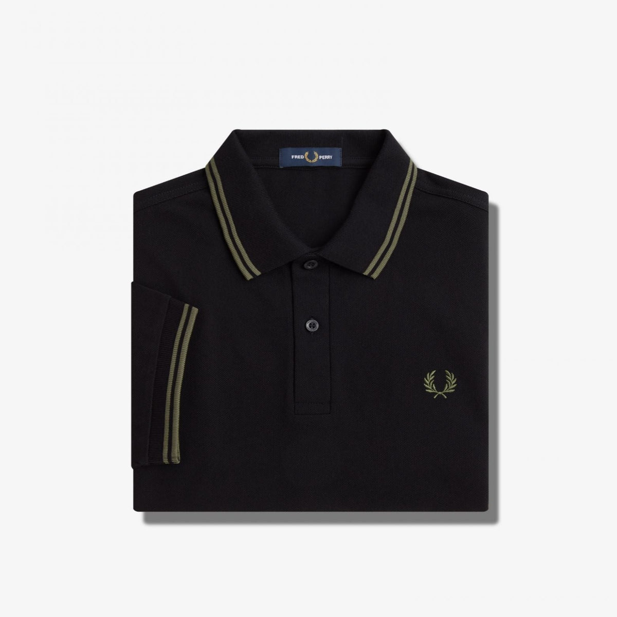 Fred Perry M3600 Polo - Black / Field Green