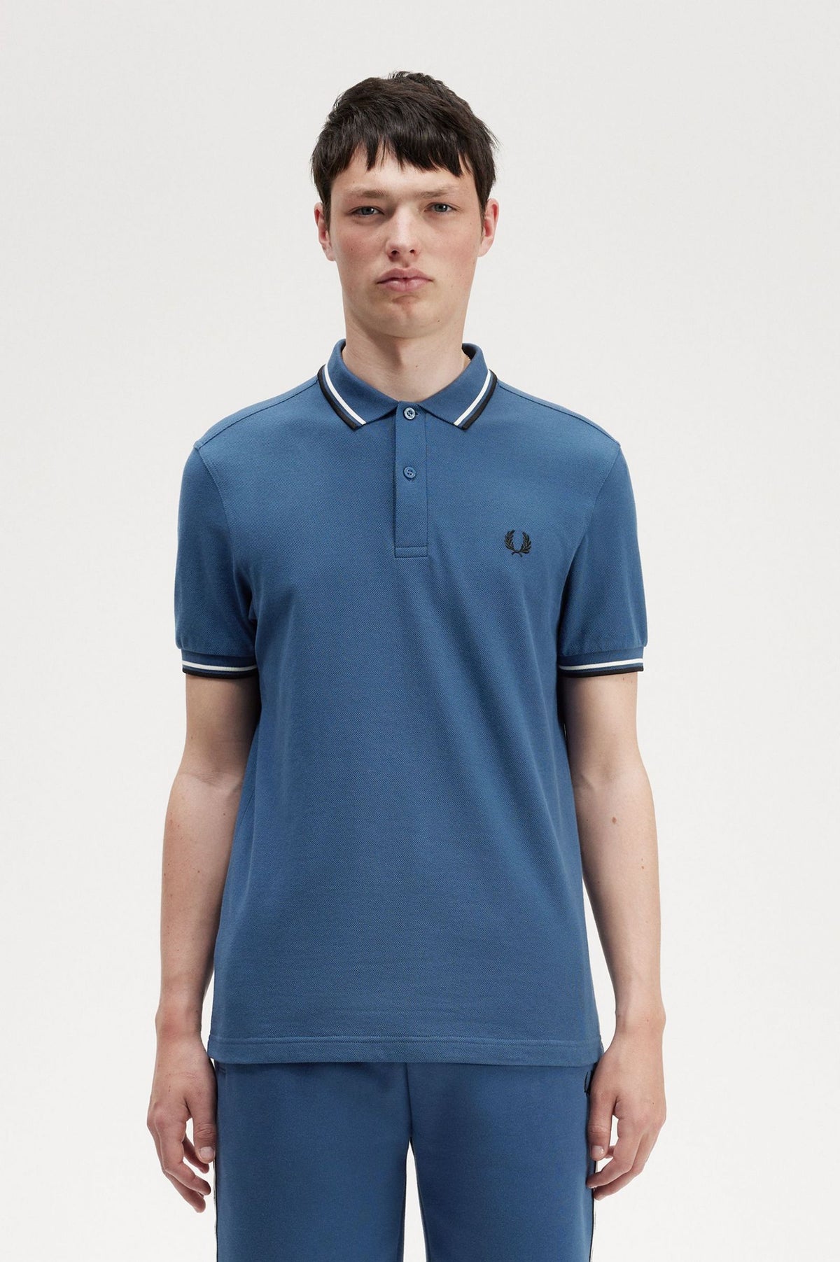 Fred Perry M3600 Polo - Midnight Blue / Snow White