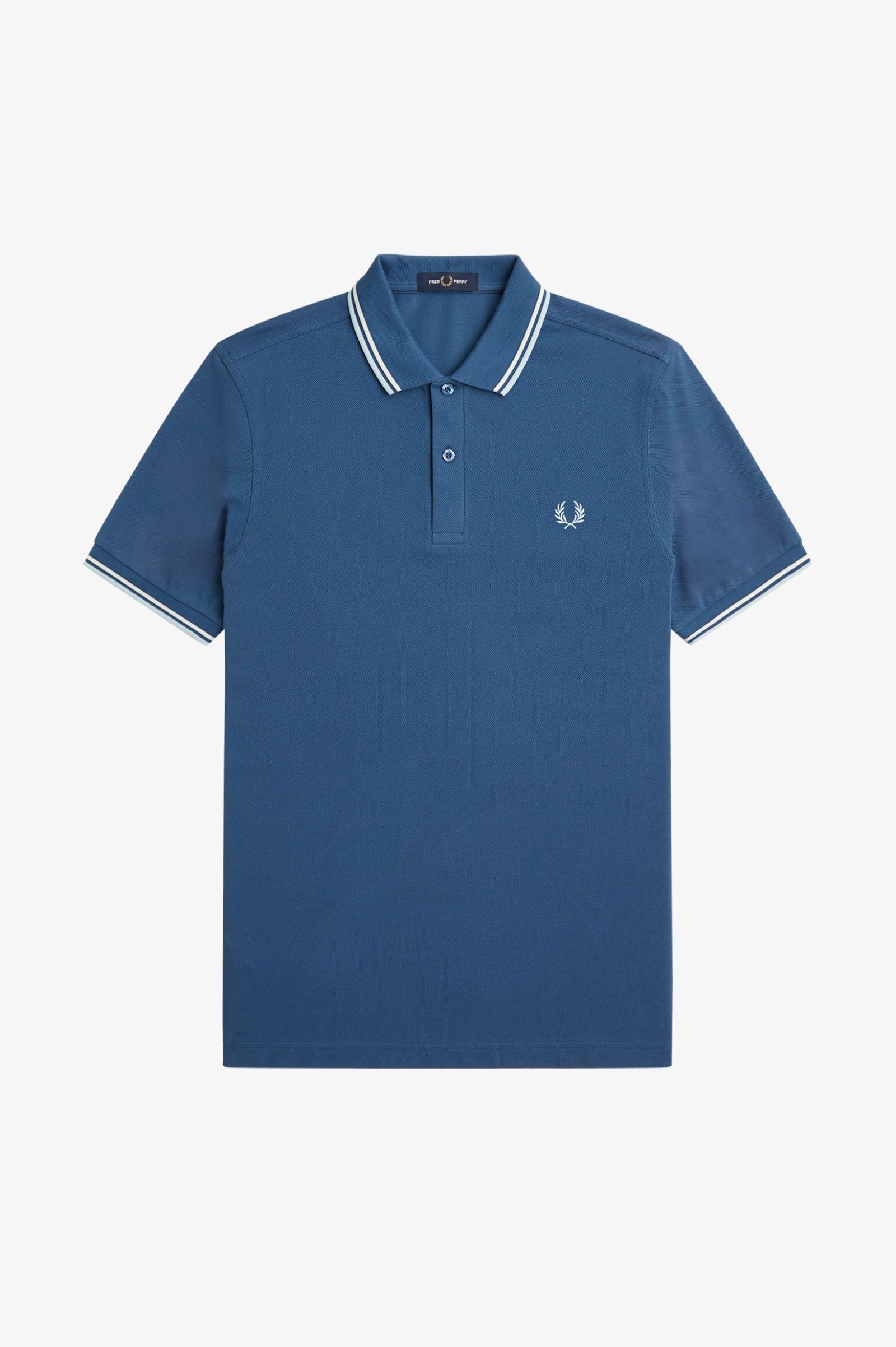 Fred Perry M3600 Polo - Midnight Blue / Ecru / Light Ice