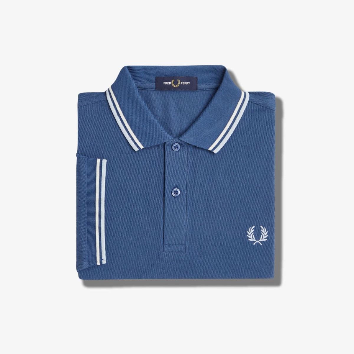 Fred Perry M3600 Polo - Midnight Blue / Ecru / Light Ice