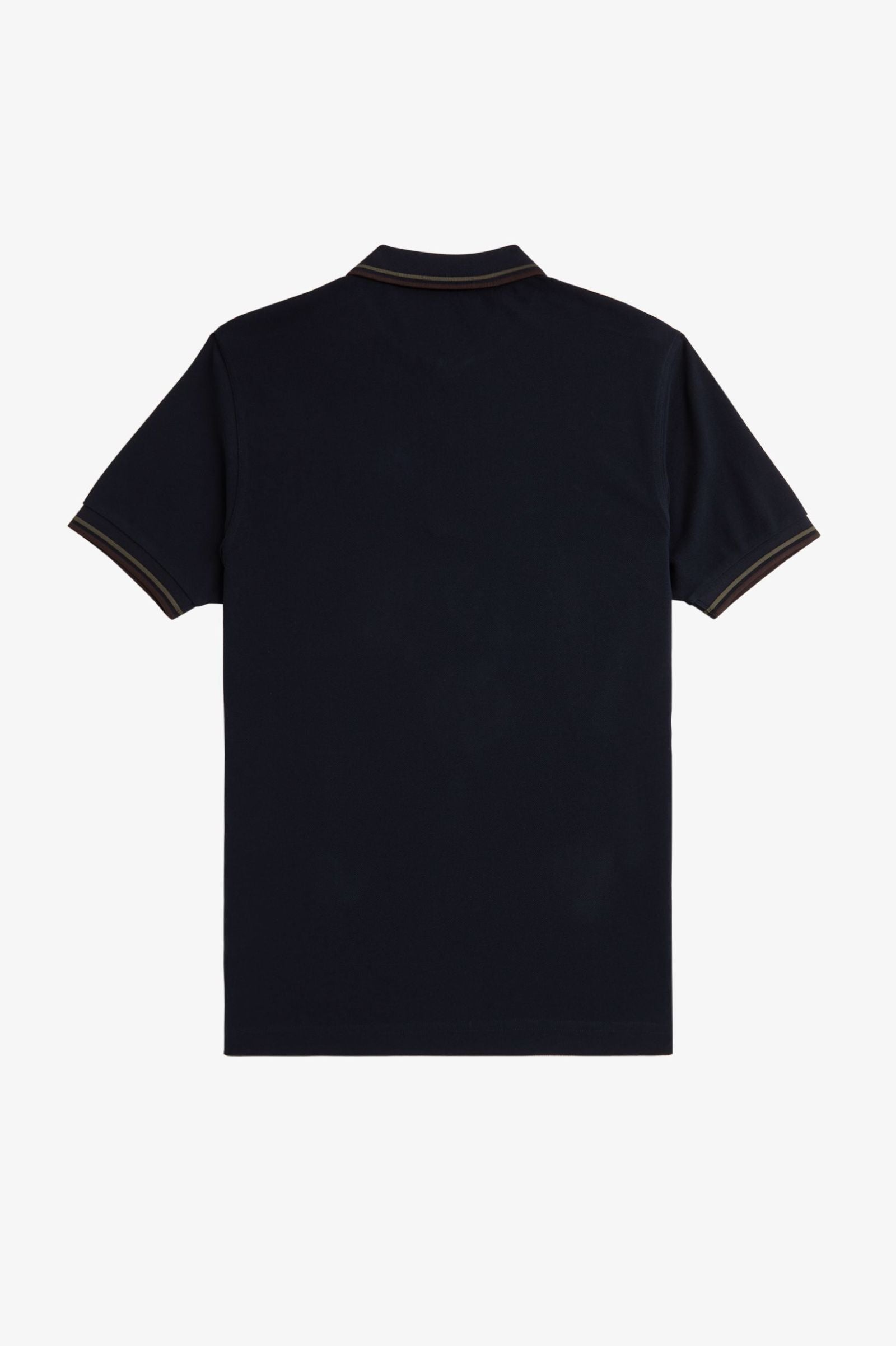Fred Perry M3600 Polo - Navy / Laurel Green / Brick