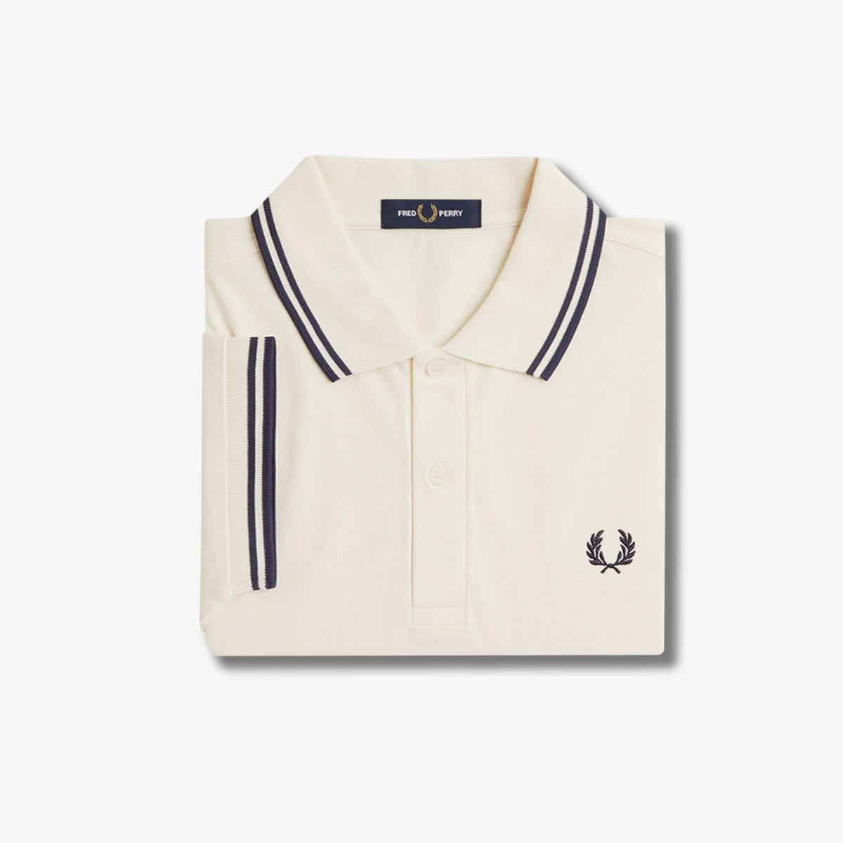 Fred Perry M3600 Polo - Ecru / Tennis Blue