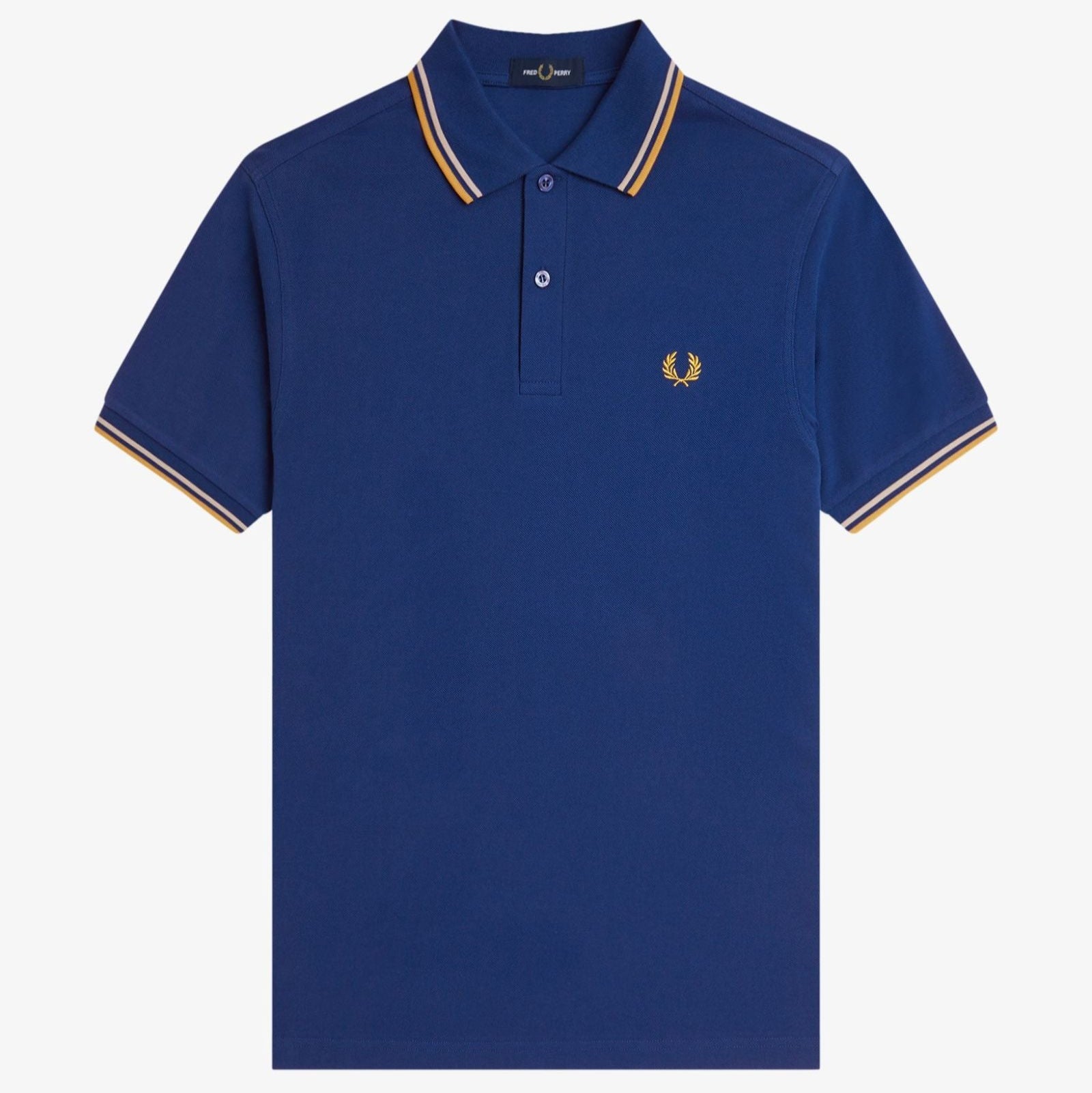 Fred Perry M3600 Polo - Shaded Cobalt / Oatmeal / Honeycomb