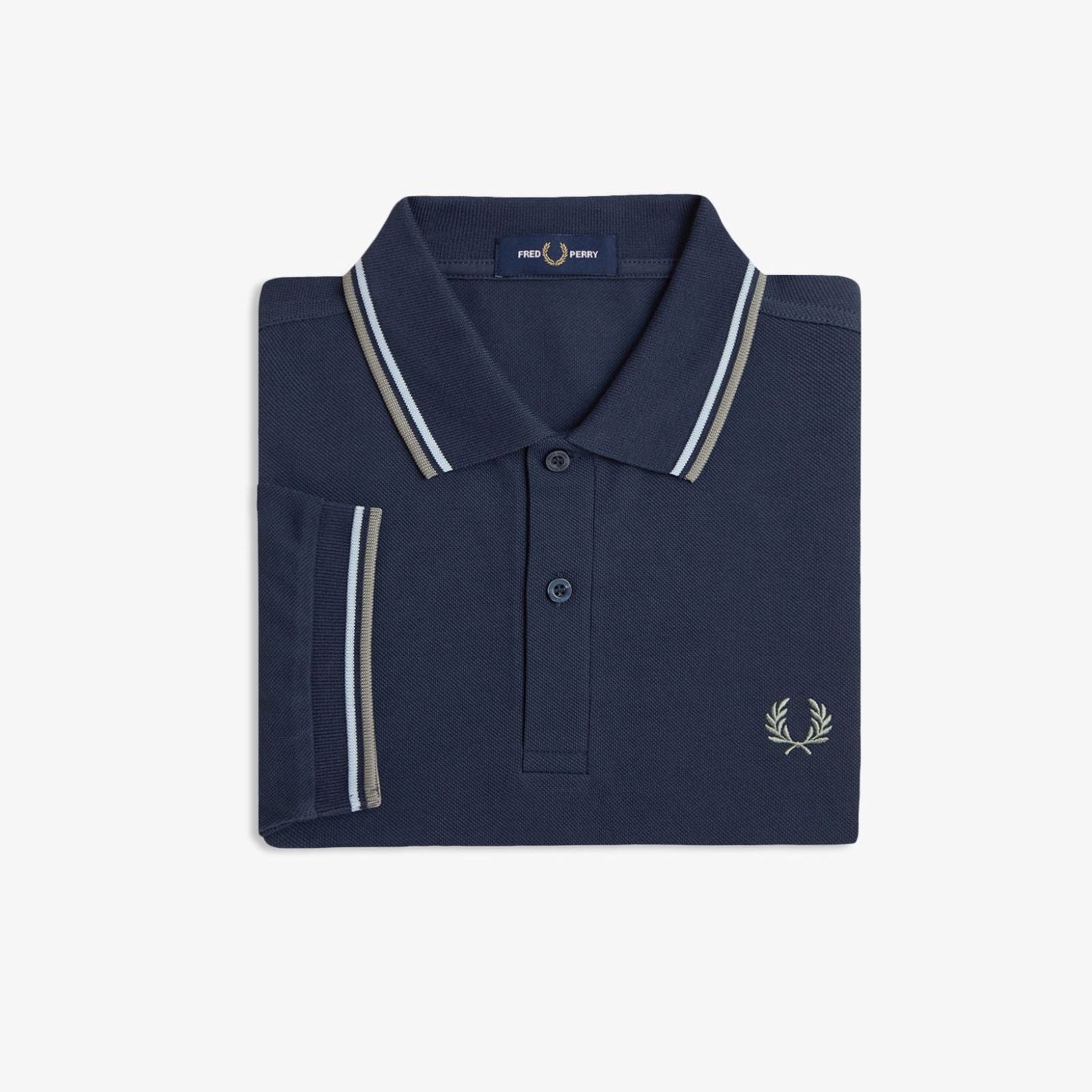 Fred Perry M3600 Polo - Dark Airforce / Light Ice