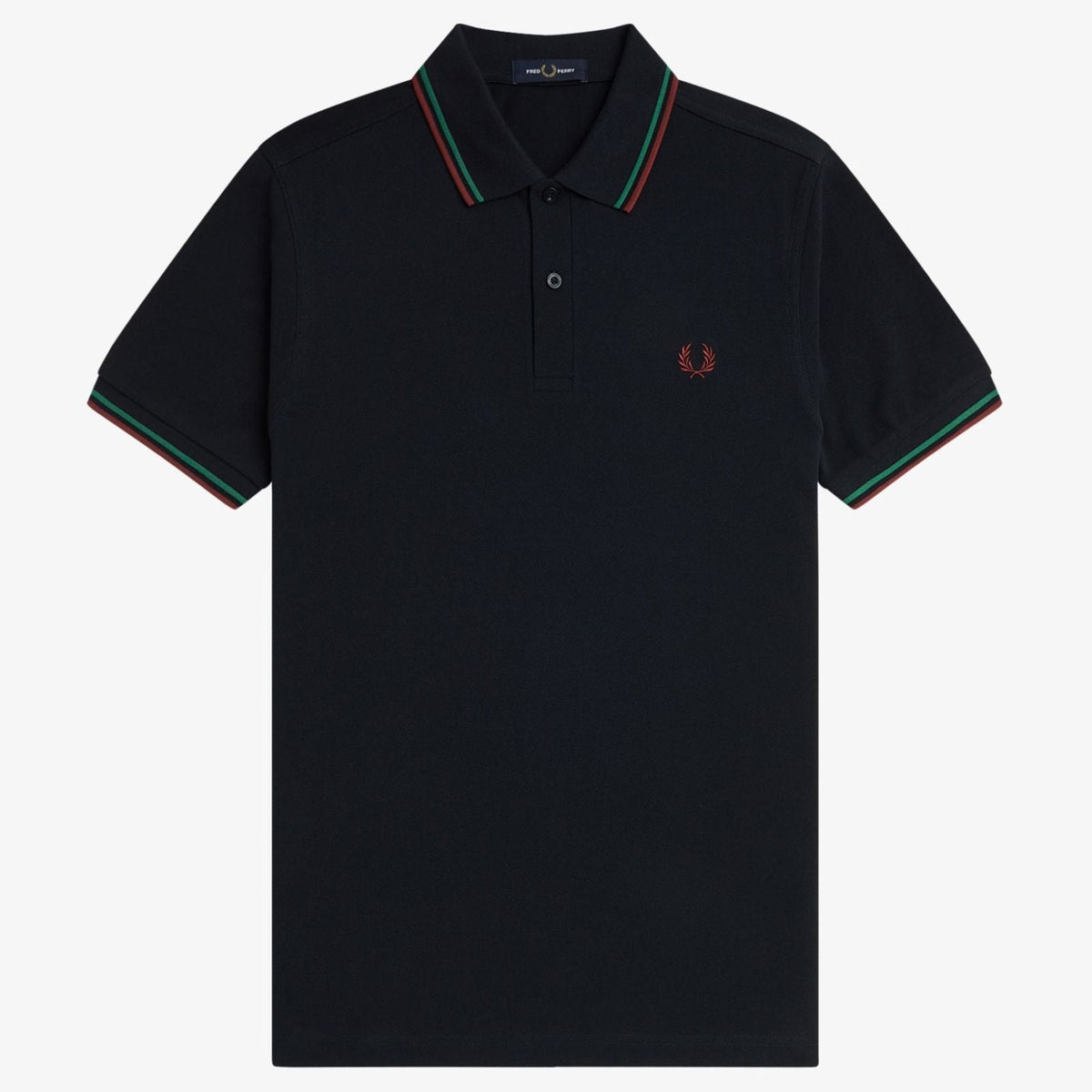 Fred Perry M3600 Polo - Navy / Sport Green