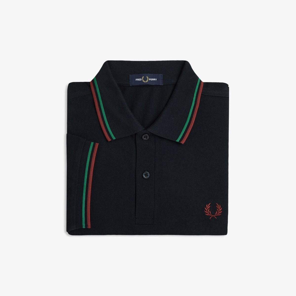 Fred Perry M3600 Polo - Navy / Sport Green