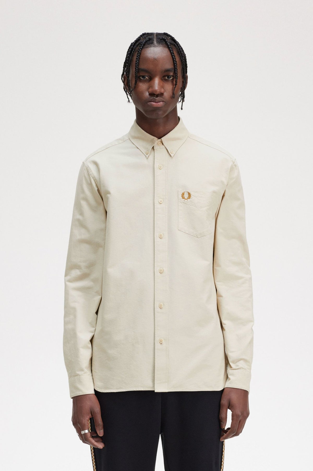 Fred Perry Oxford Shirt - Oatmeal