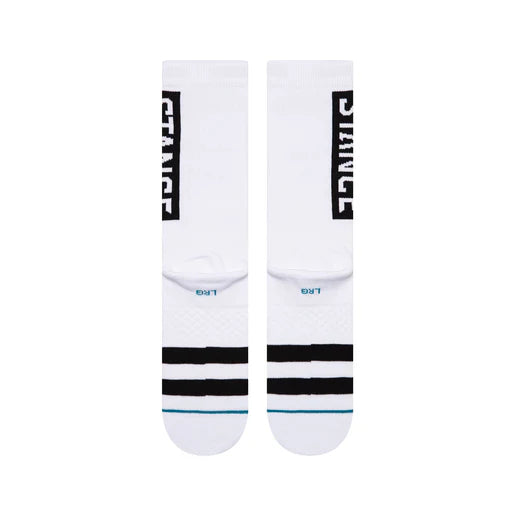 Stance OG Sock - White / Black