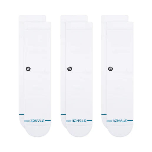 Stance Icon 3 Pack - White