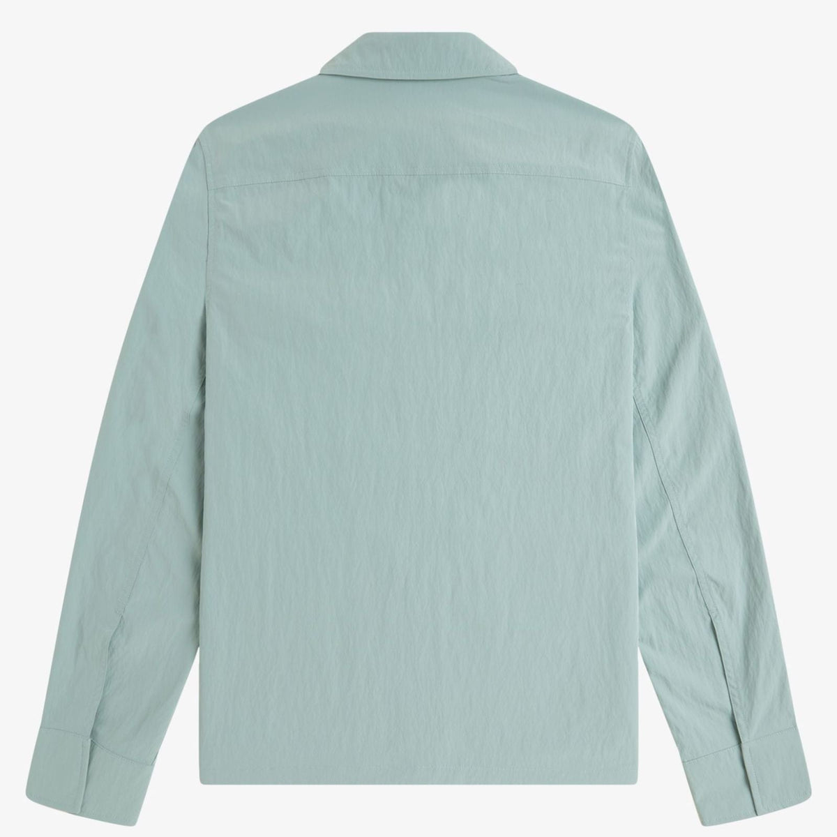 Fred Perry Zip Through Overshirt - Silver Blue