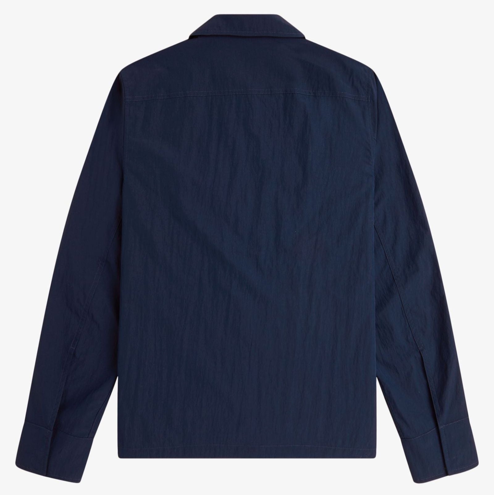 Fred Perry Zip Through Overshirt - Tennis Blue