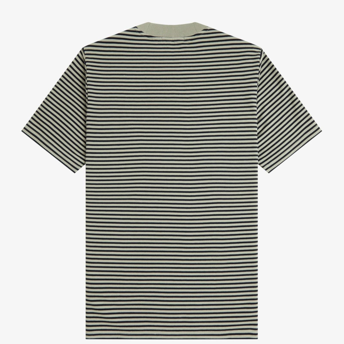 Fred Perry Fine Stripe Heavyweight T-Shirt - Seagrass