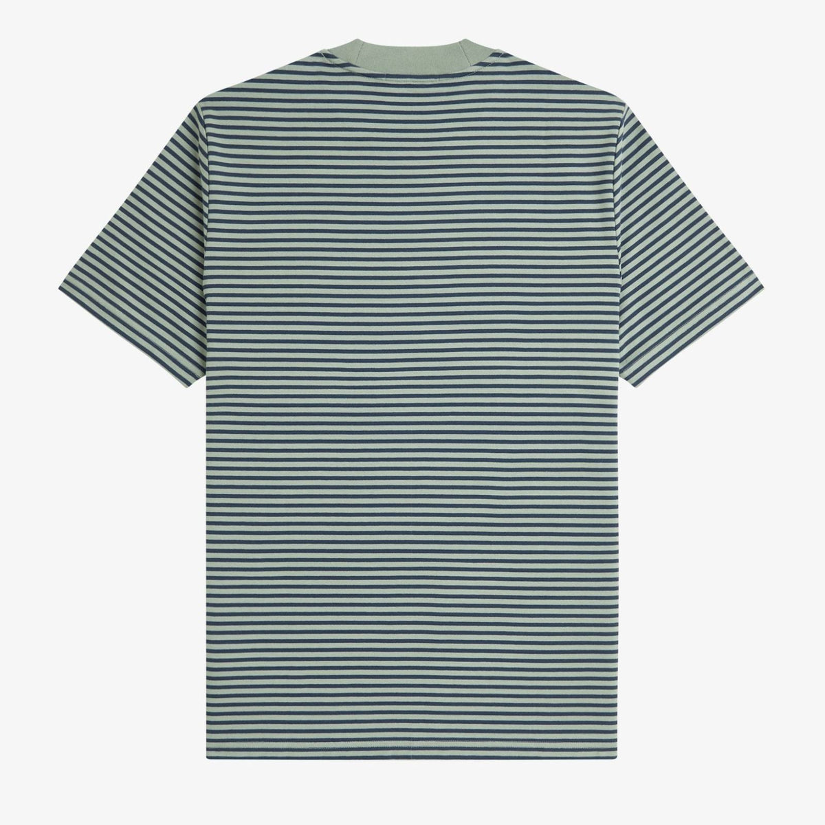 Fred Perry Fine Stripe Heavyweight T-Shirt - Bayleaf