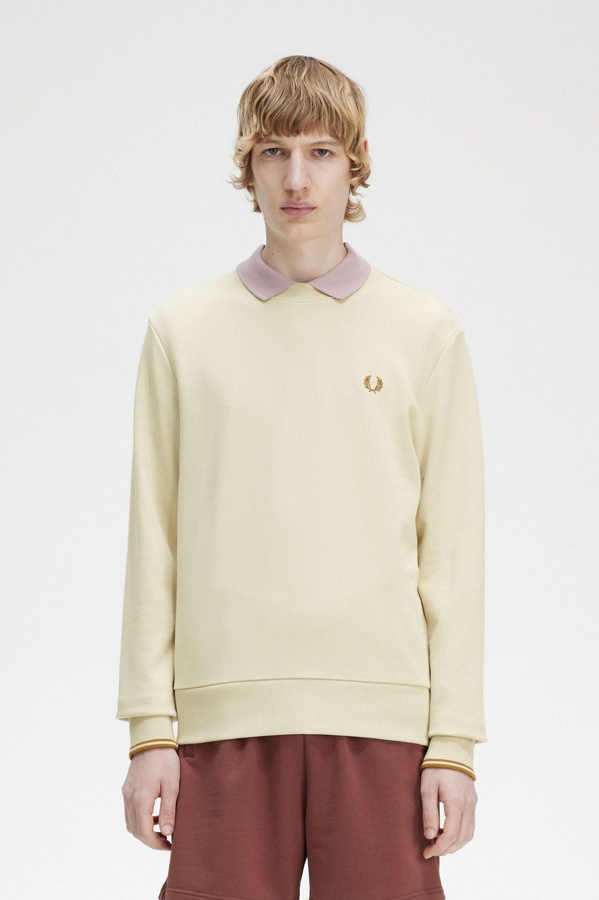 Fred P Crew Neck Sweatshirt - Oatmeal