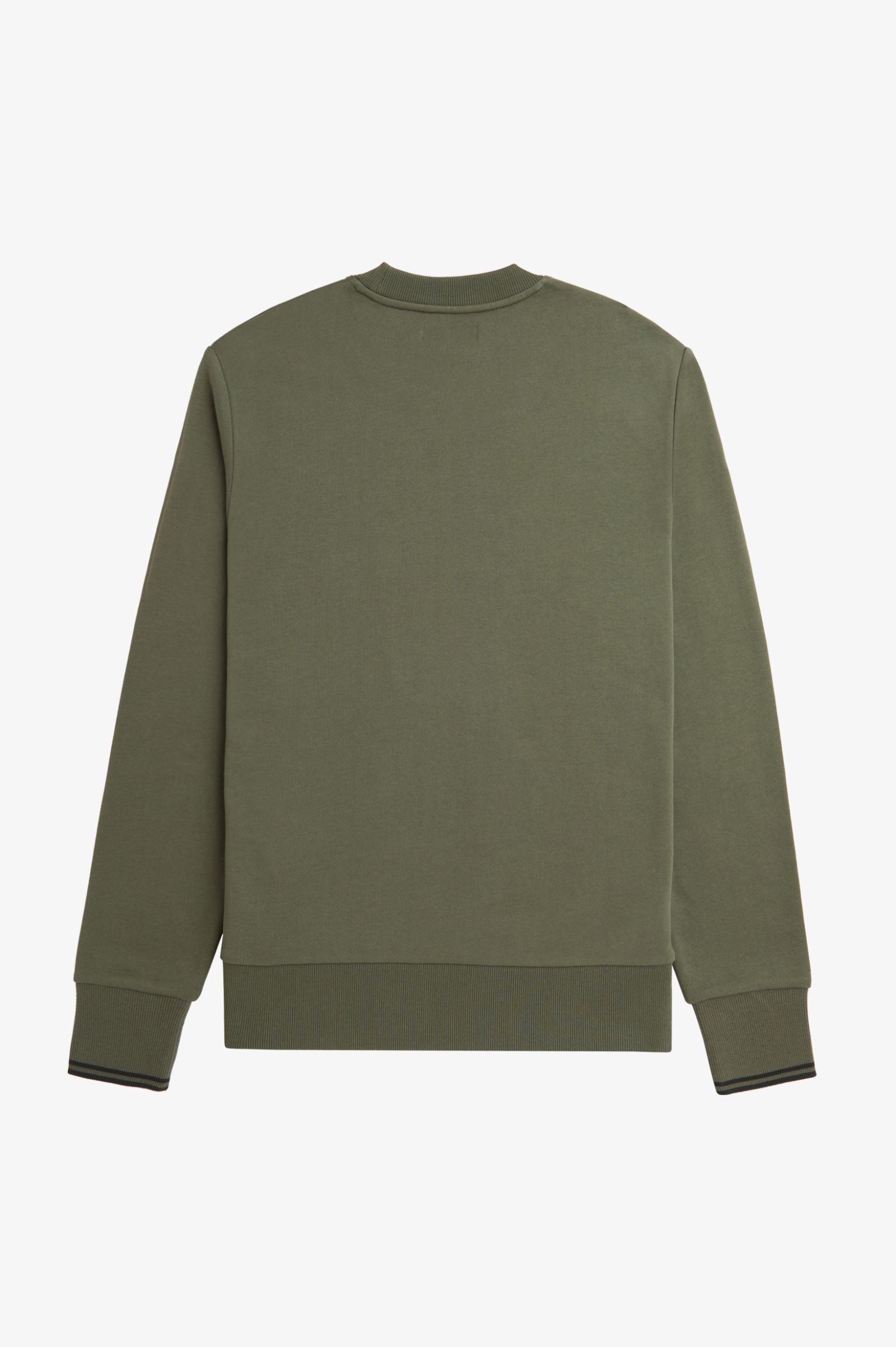 Fred Perry Crew Neck Sweat - Laurel Green