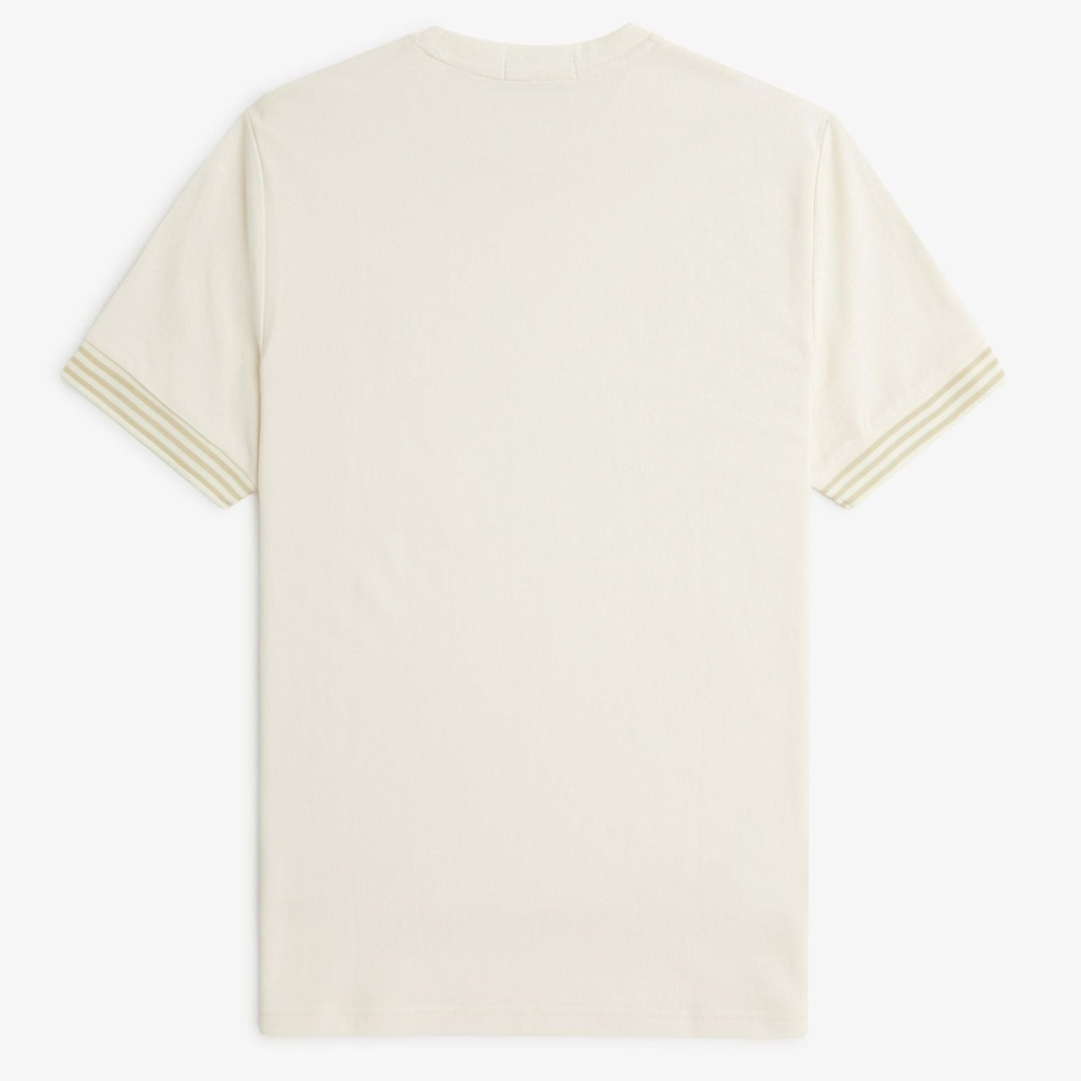 Fred Perry Striped Cuff T-Shirt - Ecru