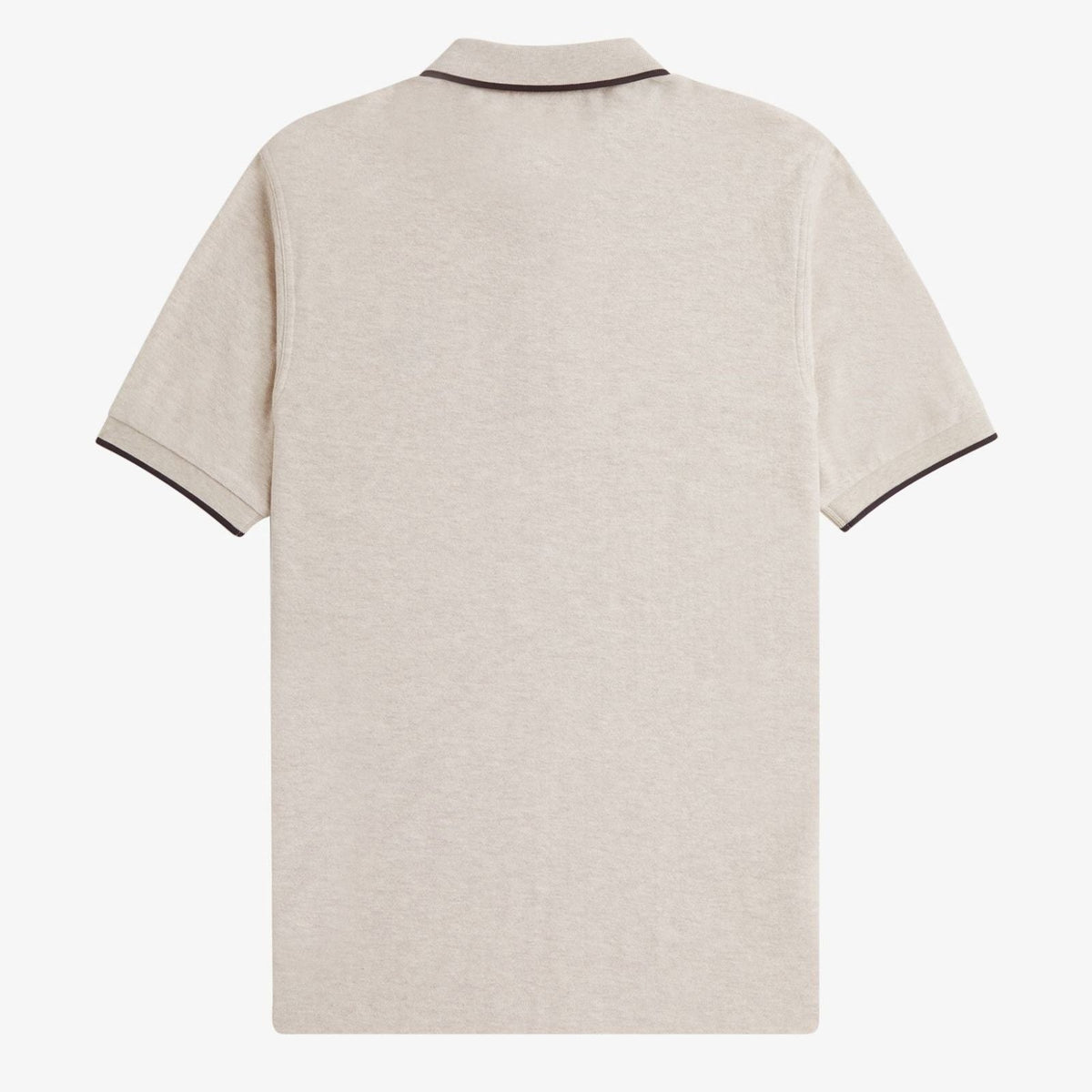 Fred Perry Crepe Pique Zip - Porridge Marl