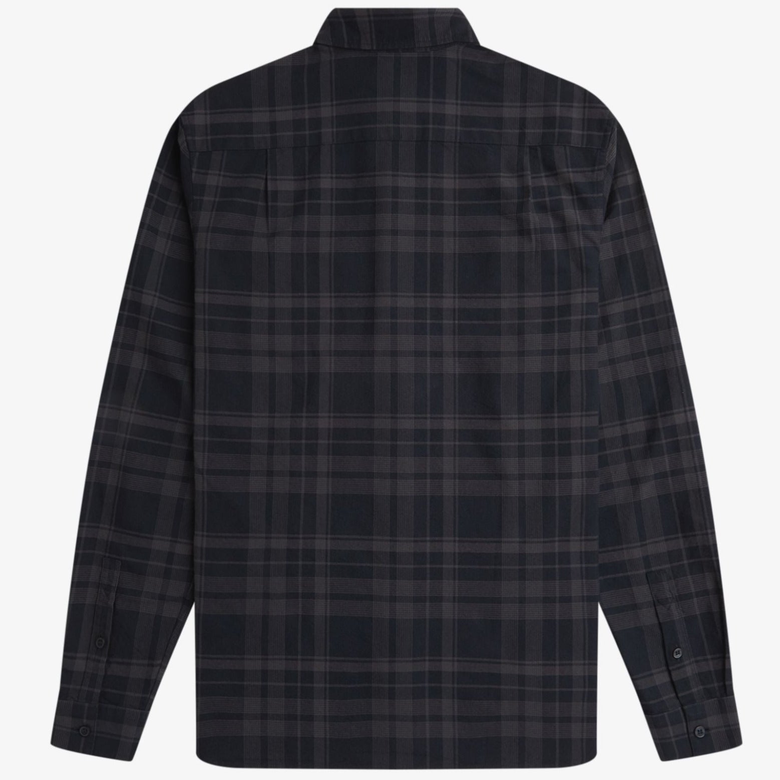Fred Perry Tonal Tarten Shirt - Black