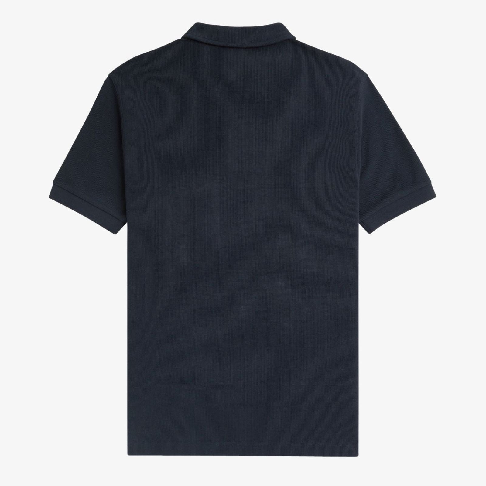 Fred Perry Open Waffle Polo Shirt - Navy