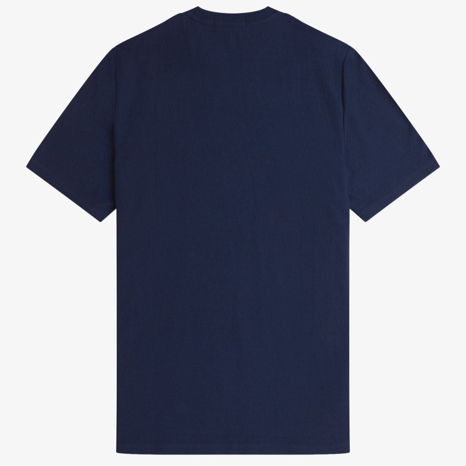 Fred P Striped Crepe Pique T-Shirt - Tennis Blue