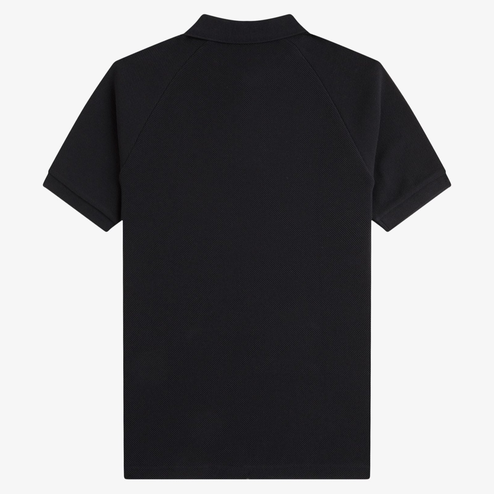 Fred Perry Textured Pique Polo - Black