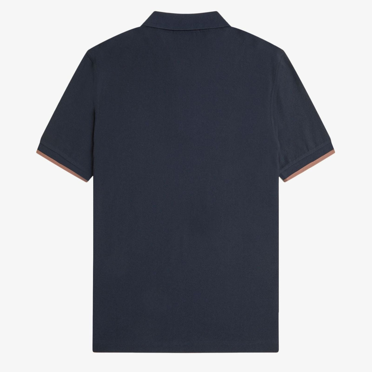 Fred Perry Crepe Zip Neck Shirt - Navy