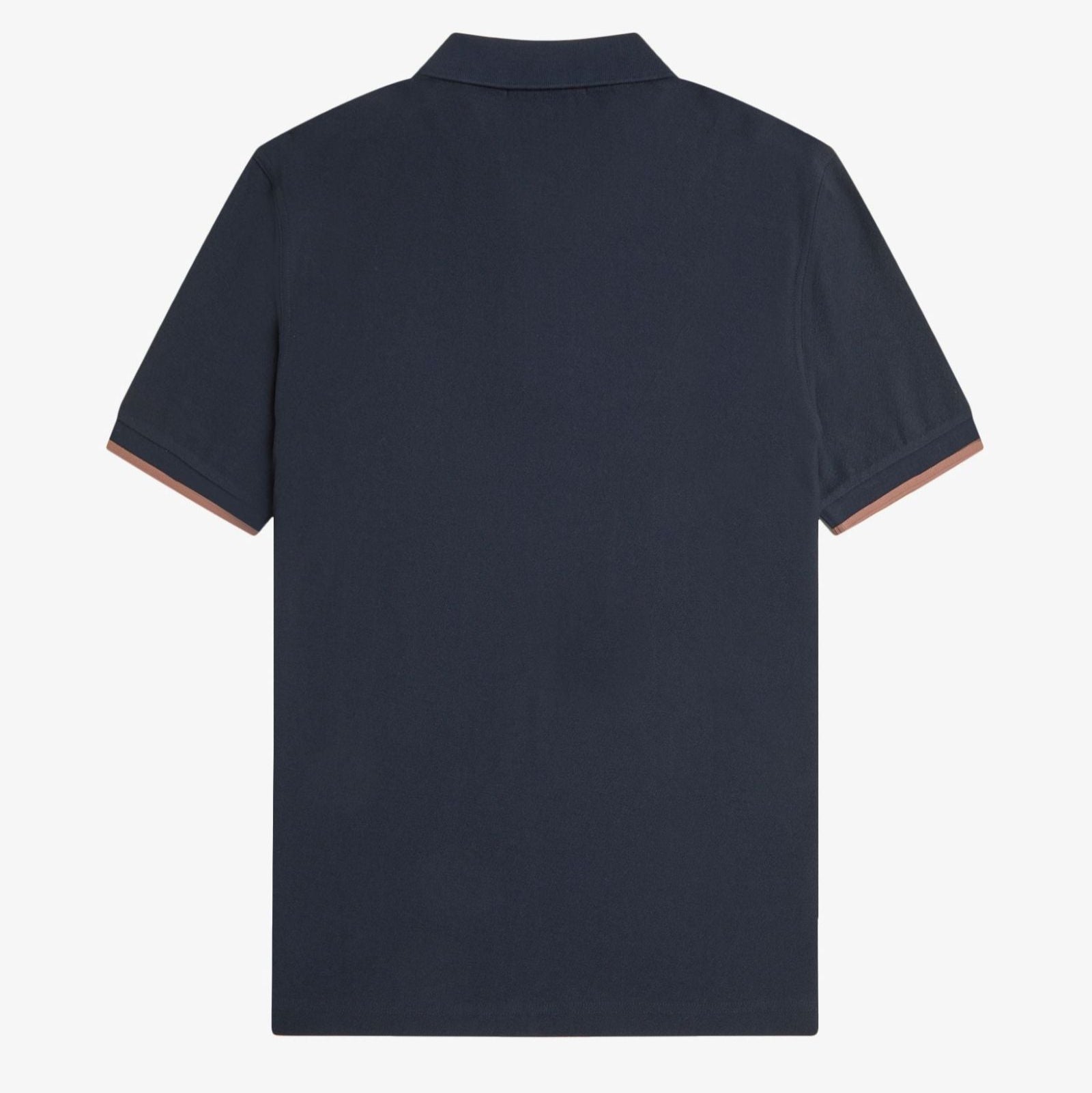Fred Perry Crepe Zip Neck Shirt - Navy