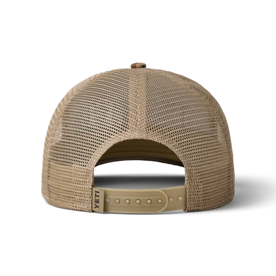 Yeti Full Camo 5 Panel Trucker - Brown Camo