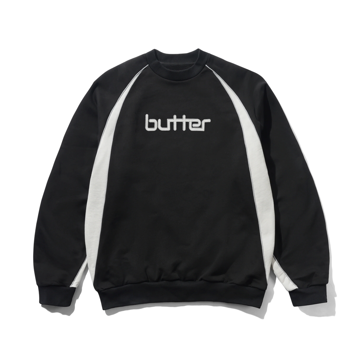 Butter Goods Match Crewneck - Black
