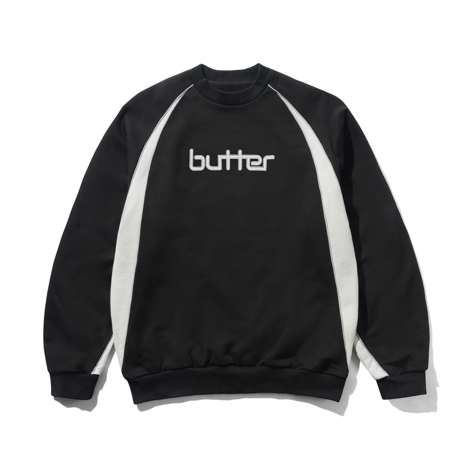 Butter Goods Match Crewneck - Black