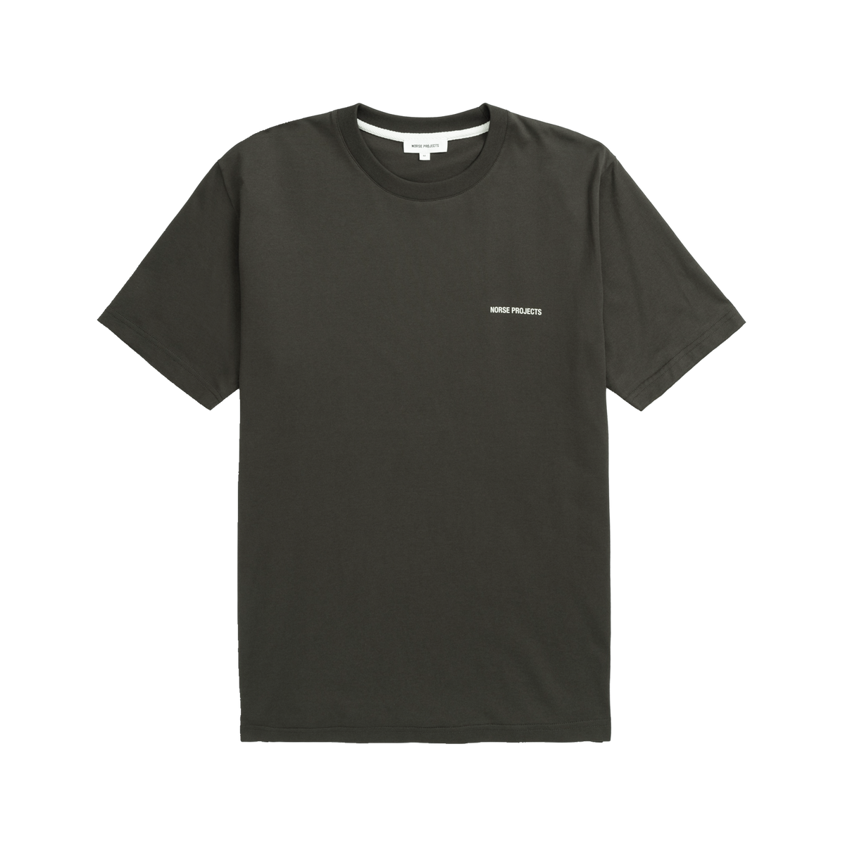 Norse Projects Johannes Logo T-Shirt - Espresso