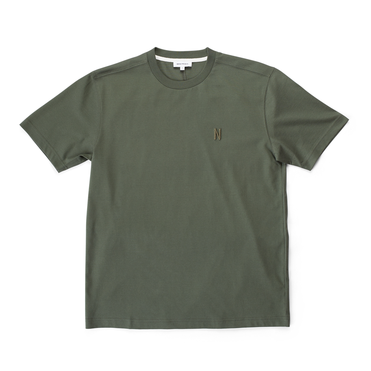 Norse Projects Johannes N Logo T-Shirt - Spruce Green