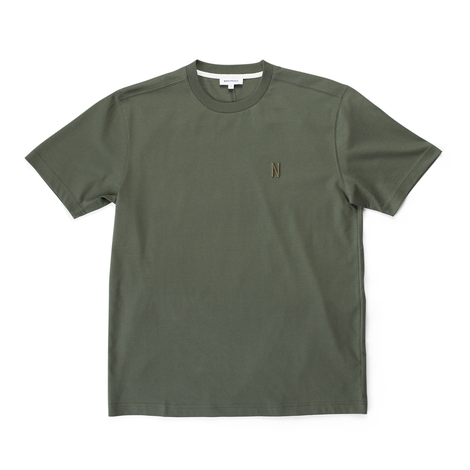 Norse Projects Johannes N Logo T-Shirt - Spruce Green