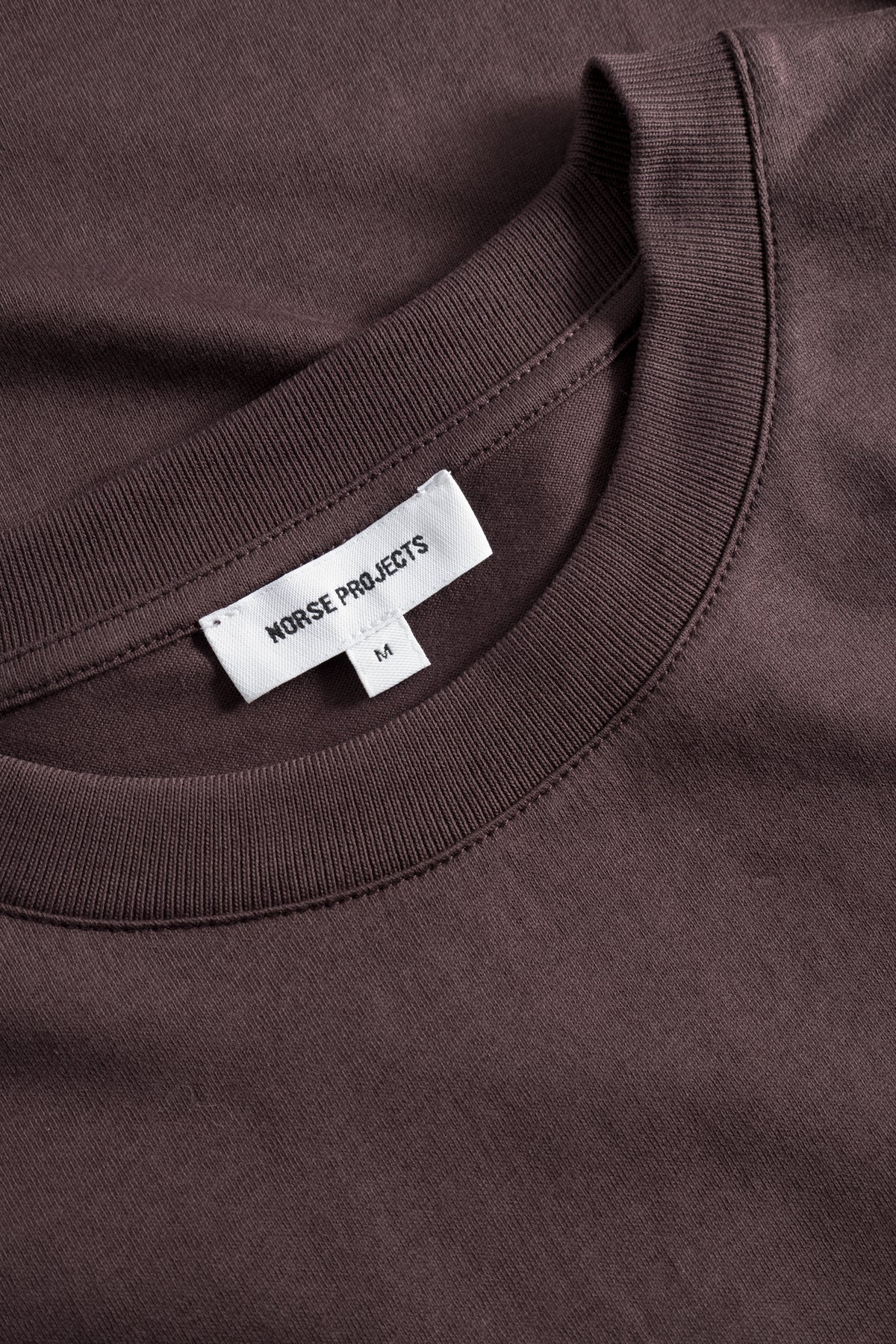 Norse Projects Johannes Norse Logo T-Shirt - Wine Red