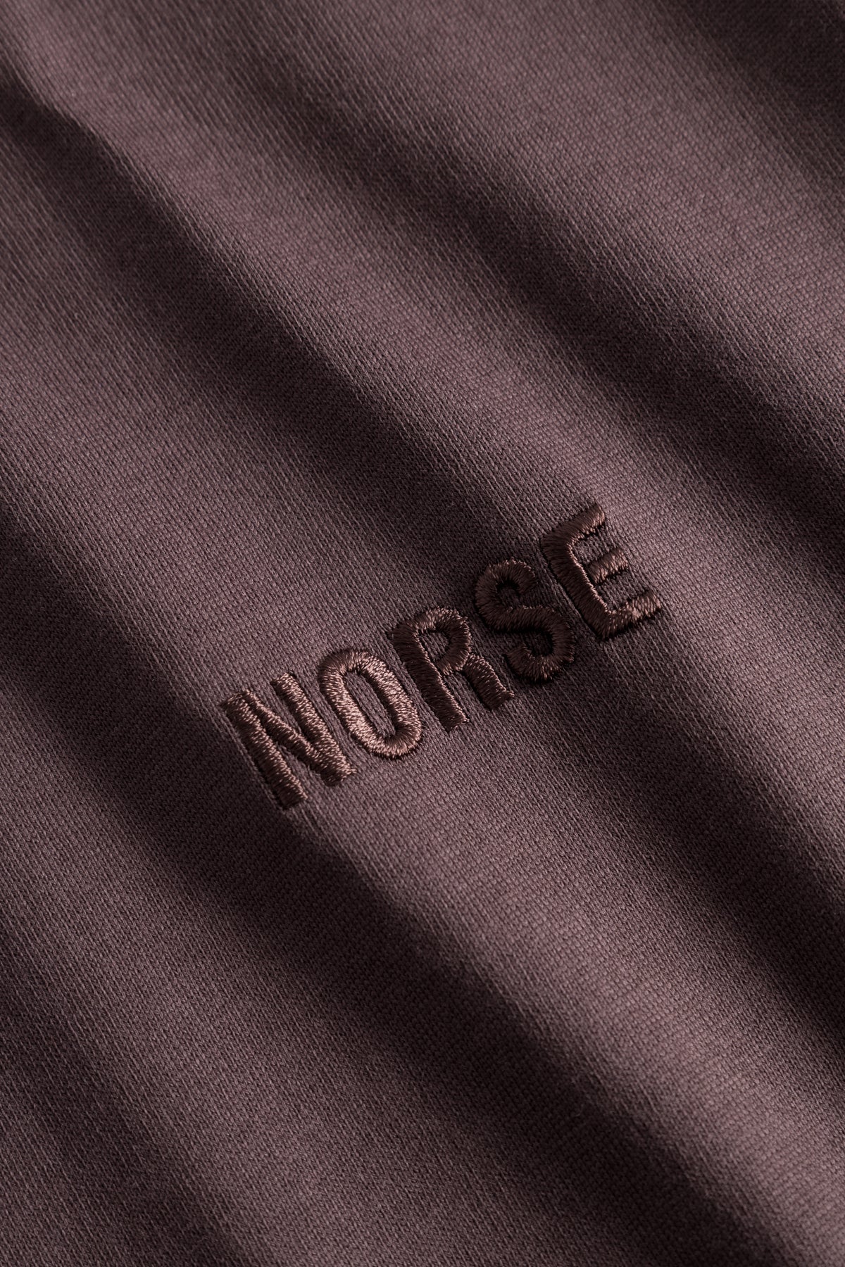 Norse Projects Johannes Norse Logo T-Shirt - Wine Red