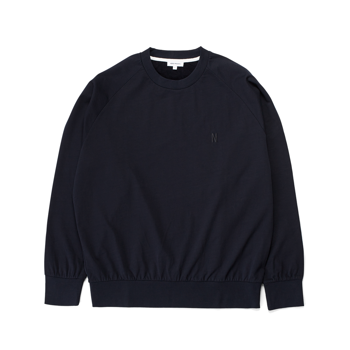 Norse Projects Marten Raglan Light Sweat - Dark Navy