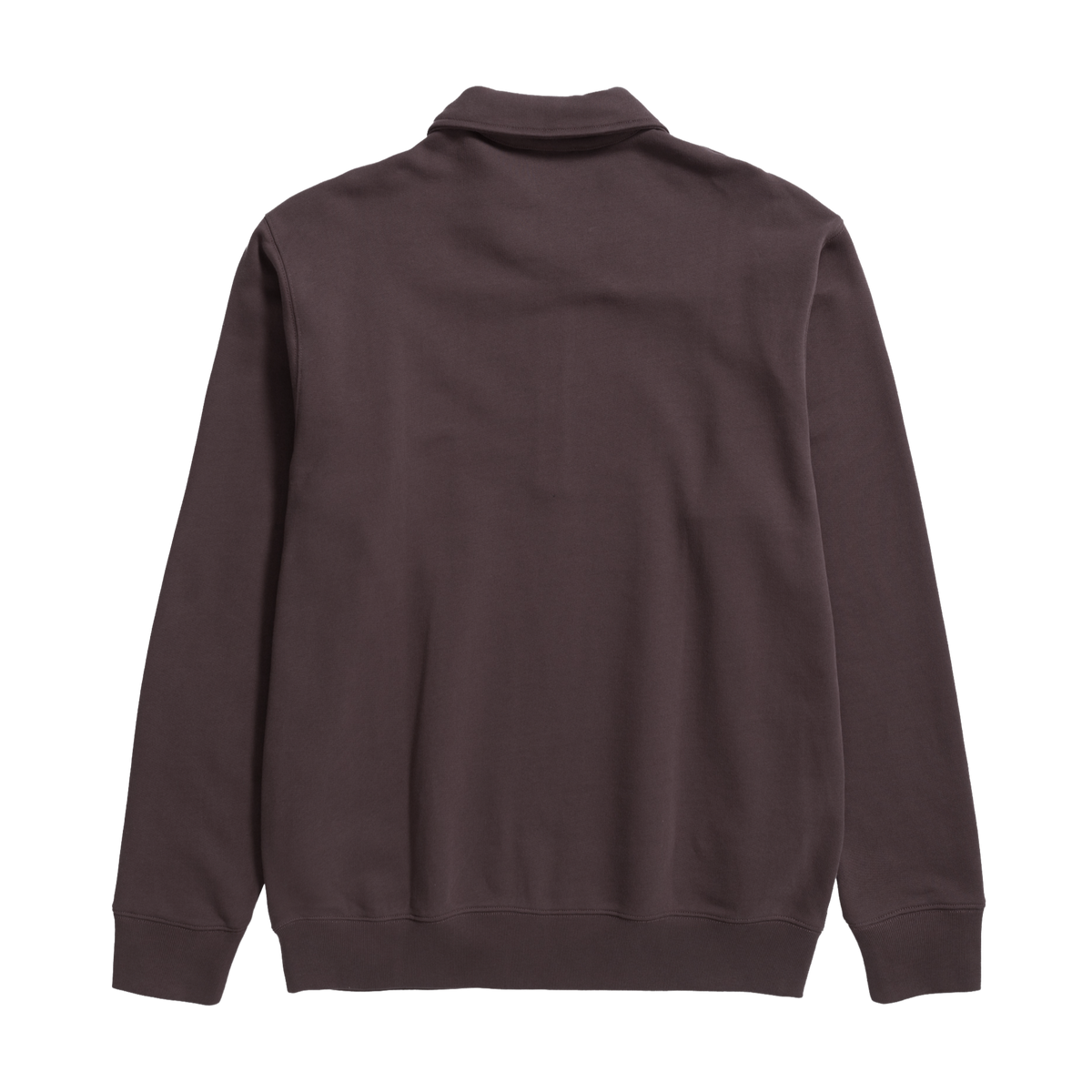 Norse Projects Ketel Norse Logo Half Zip - Wine Red