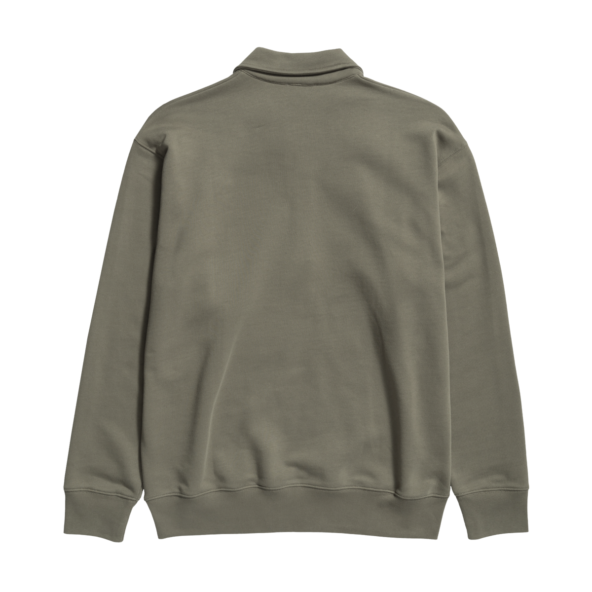 Norse Projects Ketel Norse Logo Half Zip - Sediment Green